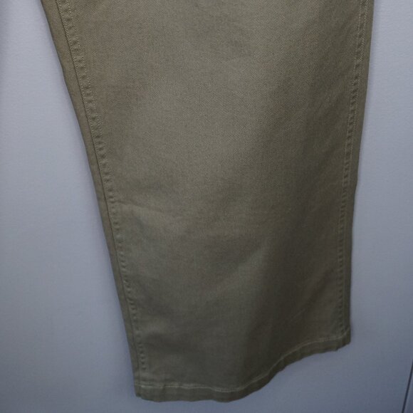 New TWP High Rise Baggy Relaxed Fit Pants in Olive Green size 10 - Picture 6 of 15